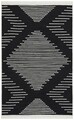 Kilim szőnyeg 2 oldallal, Arya 15 Black, Baketo, 100% újrahasznosított pamut, 120x180 cm