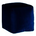 Taburet Gift Decor, Pouffe, 30 x 30 x 30 cm, poliester/polistiren, albastru