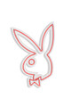 Decoratiune luminoasa LED, Playboy, Benzi flexibile de neon, DC 12 V, Roz