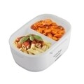 Lunch Box -Cutie electrica pentru incalzirea pranzului 90.920G, Beper, 40 W, 450 ml, 1000 ml, alb/rosu