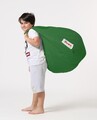 Fotoliu puf pentru copii, Bean Bag, Ferndale, 60x60 cm, poliester impermeabil, verde