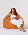 Bean Bag Babzsák, Ferndale Premium XXL, 115x130 cm, vízhatlan poliészter, narancssárga