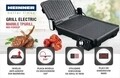 Grill electric cu 2 placi, Heinner, 2000 W, negru