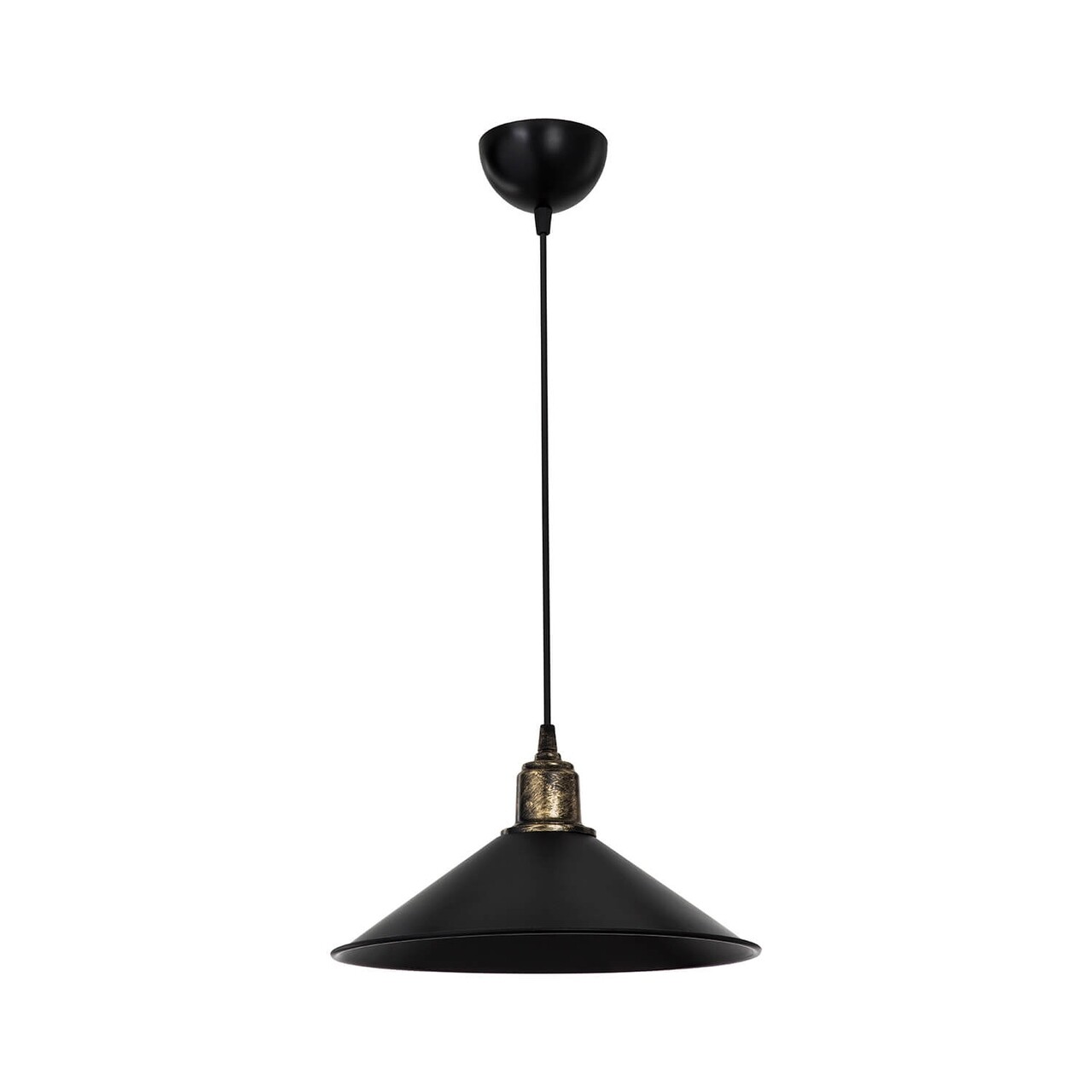 Siyah Antik Csillár, MDL.4156, Squid Lighting, 30x62 Cm, 60W, Antik / Fekete