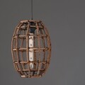 Lustra Aca Lighting, Vintage Firefly Wood, E27, 60W