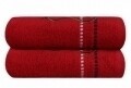 Set 2 prosoape de baie Marina Red Feneri, Hobby, 50 x 90 cm, 100% bumbac, rosu