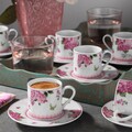 Kutahya Porselen Kávés készlet, RU12KT4309746, 12 darabos, porcelán