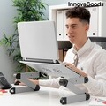 Omnible laptop multifunkcionális asztal, InnovaGoods, több pozícióban állítható, alumínium