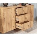 Set mobilier living 3 piese, comoda, comoda tv si masuta, Motto 200, Vella, atlantic pine