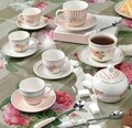 4 db-os csésze kávés tányérral, Nonna Rosa S, Brandani, 90 ml, porcelán