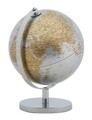 Globe Silver Fénydekoráció, Mauro Ferretti, Ø20x28 cm, ezüstszín