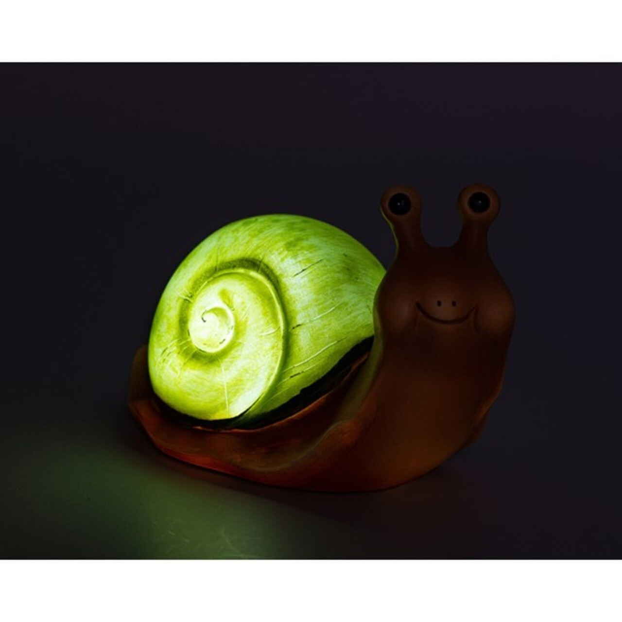 Snail Kerti Napelemes Lámpa, Lumineo, 8x16x10.5 Cm, Poligyanta, Zöld