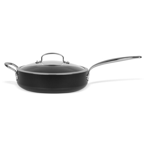 Greenpan Lábas fedővel, 28 cm Ø, 4.2 L, alumínium/rozsdamentes acél/üveg