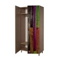 Dulap pentru haine Stil 726, Vella, 90x52x192 cm, multicolor