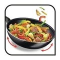 Wok serpenyő, Tefal, Elegance, 28 cm Ø, alumínium