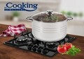 Myra Fazék fedővel, Cooking by Heinner, Ø28 cm, 9 L, rozsdamentes acél/üveg