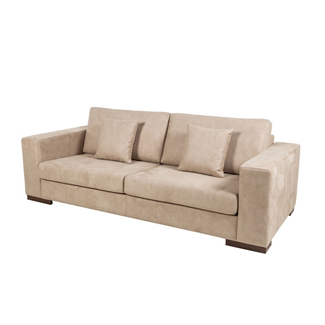 Newplus kanapé, ndesign, 2 személyes, 190x95x85 cm, fa, krémszín