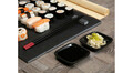 Set 7 piese pentru sushi Excellent Houseware, portelan, negru