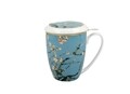 Bögre szűrővel , DUO, Vincent Van Gogh - Almond Blossom, 380 ml, porcelán, színes