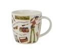 Cana in cutie cadou, The Diyer, Churchill, portelan Fine China, 400 ml