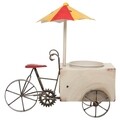 Virágcserép, Icecream Cart, Creaciones Meng, 34x16.5x37 cm,  öntöttvas