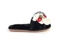 Papuci de casa dama Funky Steps, Aria Black, marimea 37-38