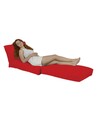 Siesta Kihúzható fotel, Ferndale Bean Bag, 55 - 180 cm, vízhatlan poliészter, piros