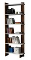 Biblioteca Order, Moblert, 47x22x170 cm, alb/maro