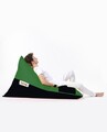 Bean Bag Ferndale Babzsák, Pyramid Double Color, 145 cm, vízhatlan poliészter, zöld/fekete