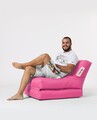 Siesta Kihúzható fotel, Ferndale Bean Bag, 55 - 180 cm, vízhatlan poliészter, rózsaszín