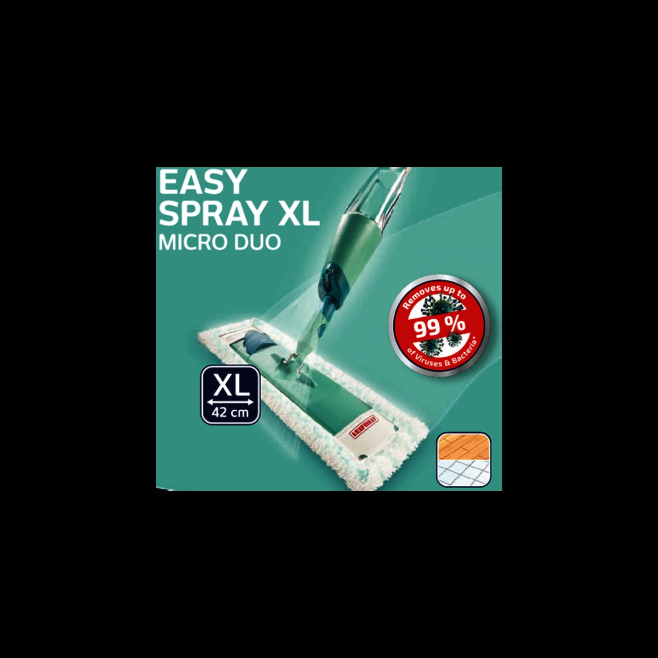 Leifheit Tartalék Felmosó, Leifheit Easy Spray XL, Mikroszál, Színes