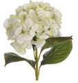 Művirág Hydrangea, H65 cm, polivinil, fehér