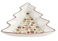 Tálalótálca, Villeroy & Boch, Winter Bakery Delight Tree, 26,5 cm, prémium porcelán