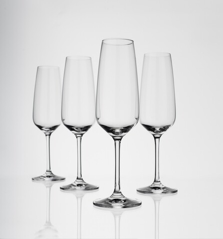 4 pezsgőspohár készlet, Vivo Villeroy & Boch, Voice Basic Glass, 283 ml, kristályüveg