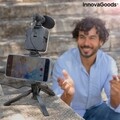 Kit de Vlogging cu lumina, microfon si telecomanda Plodni InnovaGoods 6 piese