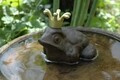 Esschert Kerti dekoráció, Frog with crown, 11.9 x 13.5 x 12.9 cm, kovácsoltvas