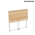 Dolenkaf InnovaGoods Összecsukható íróasztal, 80x75x45 cm, MDF/vas, fehér