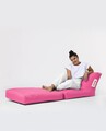 Siesta Kihúzható fotel, Ferndale Bean Bag, 55 - 180 cm, vízhatlan poliészter, rózsaszín