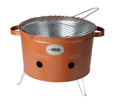 BBQ Bucket Grillsütő, 34.5x20 cm, fém, matt narancsárga