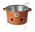 BBQ Bucket Grillsütő, 34.5x20 cm, fém, matt narancsárga