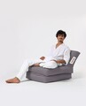 Siesta Kihúzható fotel, Ferndale Bean Bag, 55 - 180 cm, vízhatlan poliészter, hamuszürke