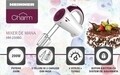 Charm kézi mixer, Heinner, 200 W, 5 sebesség, cseresznye