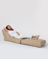 Siesta Kihúzható fotel, Ferndale Bean Bag, 55 - 180 cm, poliester impermeabil, nyérc bézs